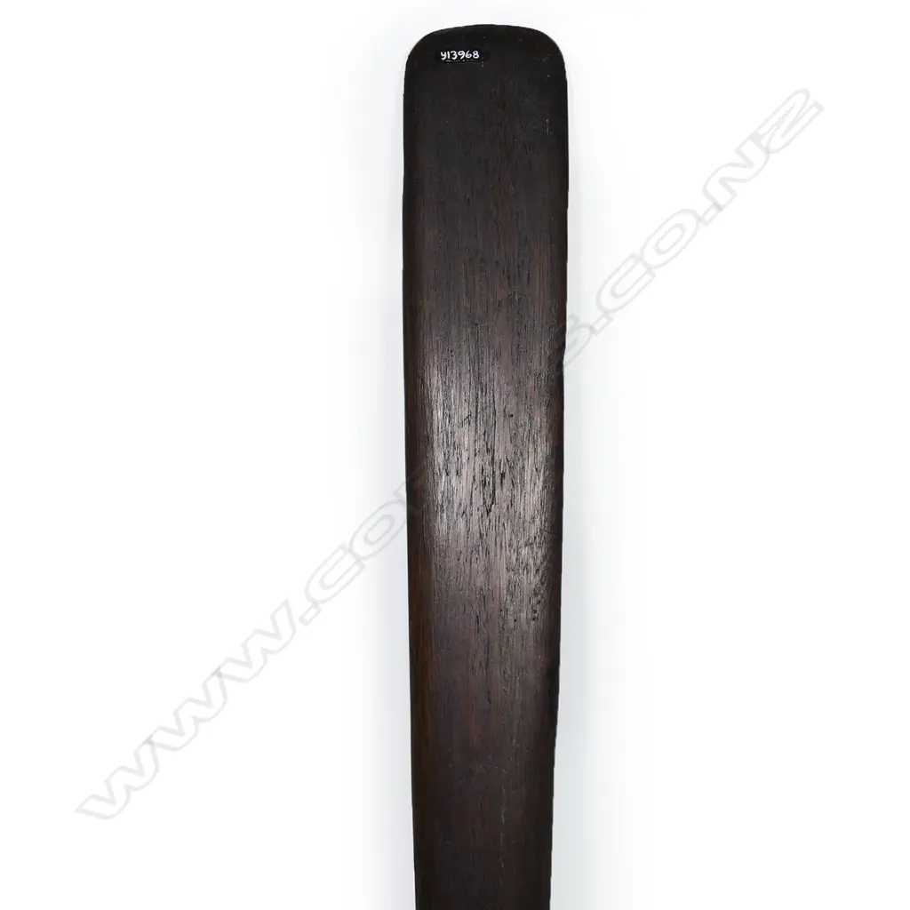 A 19thC Māori carved taiaha, Image 1++